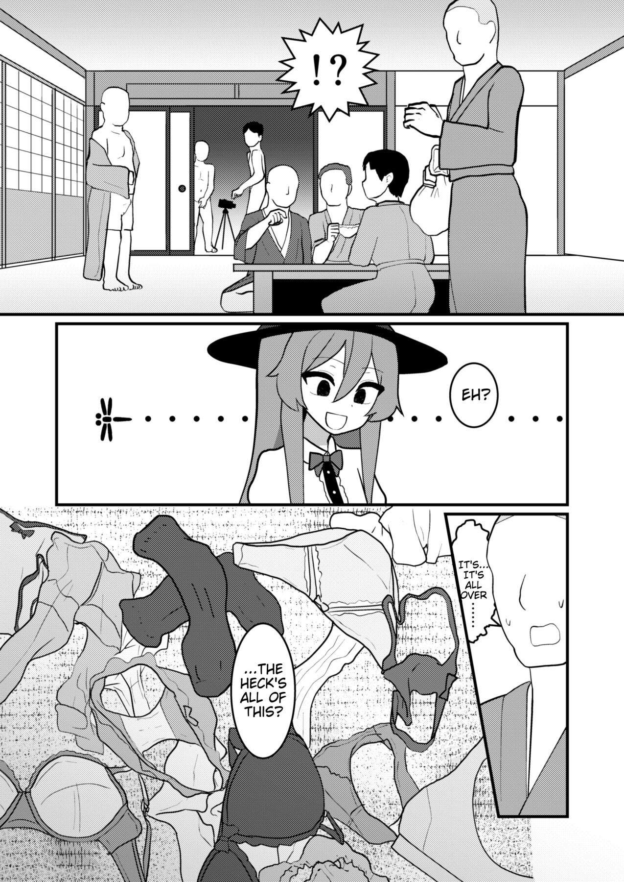 Hentai Manga Comic-Tenshi-chan Really Loves Semen Play-Read-3